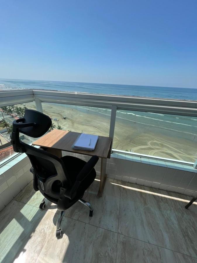 Mongagua Com Vista Para O Mar Pe Na Areia Εξωτερικό φωτογραφία
